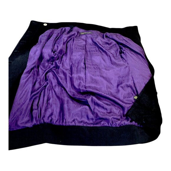 Catherine Malandrino Coat Womens 40 US 4 Black Angora Balloon Pea Couture VTG - Picture 15 of 16